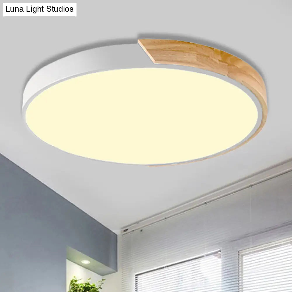 DecorBites™ DecorBites™ Loft Circle LED Ceiling Light for Kindergarten with Acrylic Shade