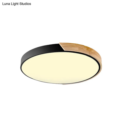 DecorBites™ DecorBites™ Loft Circle LED Ceiling Light for Kindergarten with Acrylic Shade