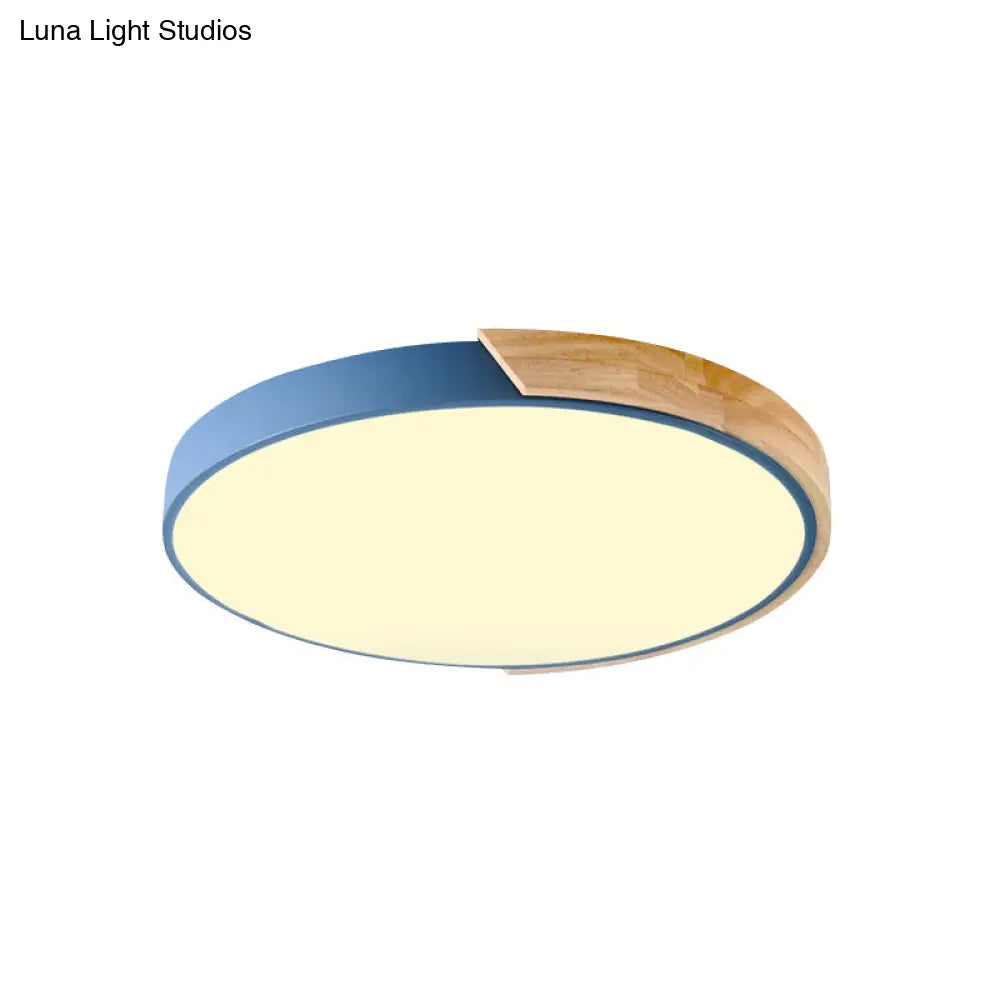 DecorBites™ DecorBites™ Loft Circle LED Ceiling Light for Kindergarten with Acrylic Shade
