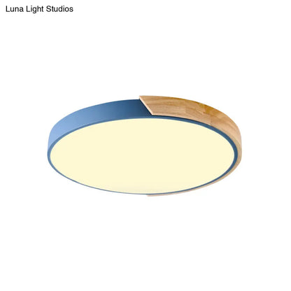 DecorBites™ DecorBites™ Loft Circle LED Ceiling Light for Kindergarten with Acrylic Shade