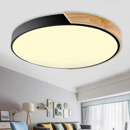 DecorBites™ DecorBites™ Loft Circle LED Ceiling Light for Kindergarten with Acrylic Shade