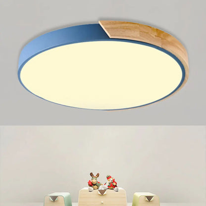 DecorBites™ DecorBites™ Loft Circle LED Ceiling Light for Kindergarten with Acrylic Shade