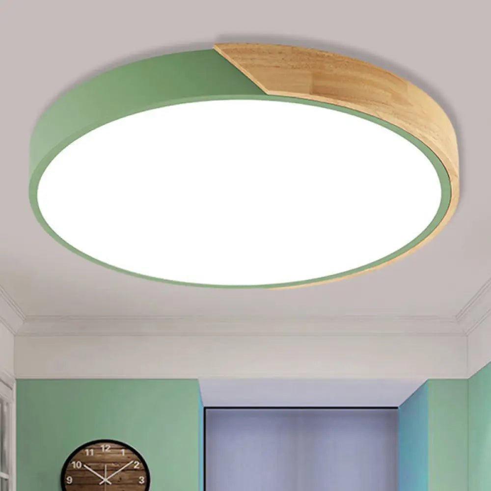 DecorBites™ DecorBites™ Loft Circle LED Ceiling Light for Kindergarten with Acrylic Shade