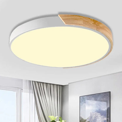 DecorBites™ DecorBites™ Loft Circle LED Ceiling Light for Kindergarten with Acrylic Shade
