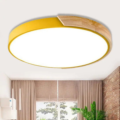 DecorBites™ DecorBites™ Loft Circle LED Ceiling Light for Kindergarten with Acrylic Shade