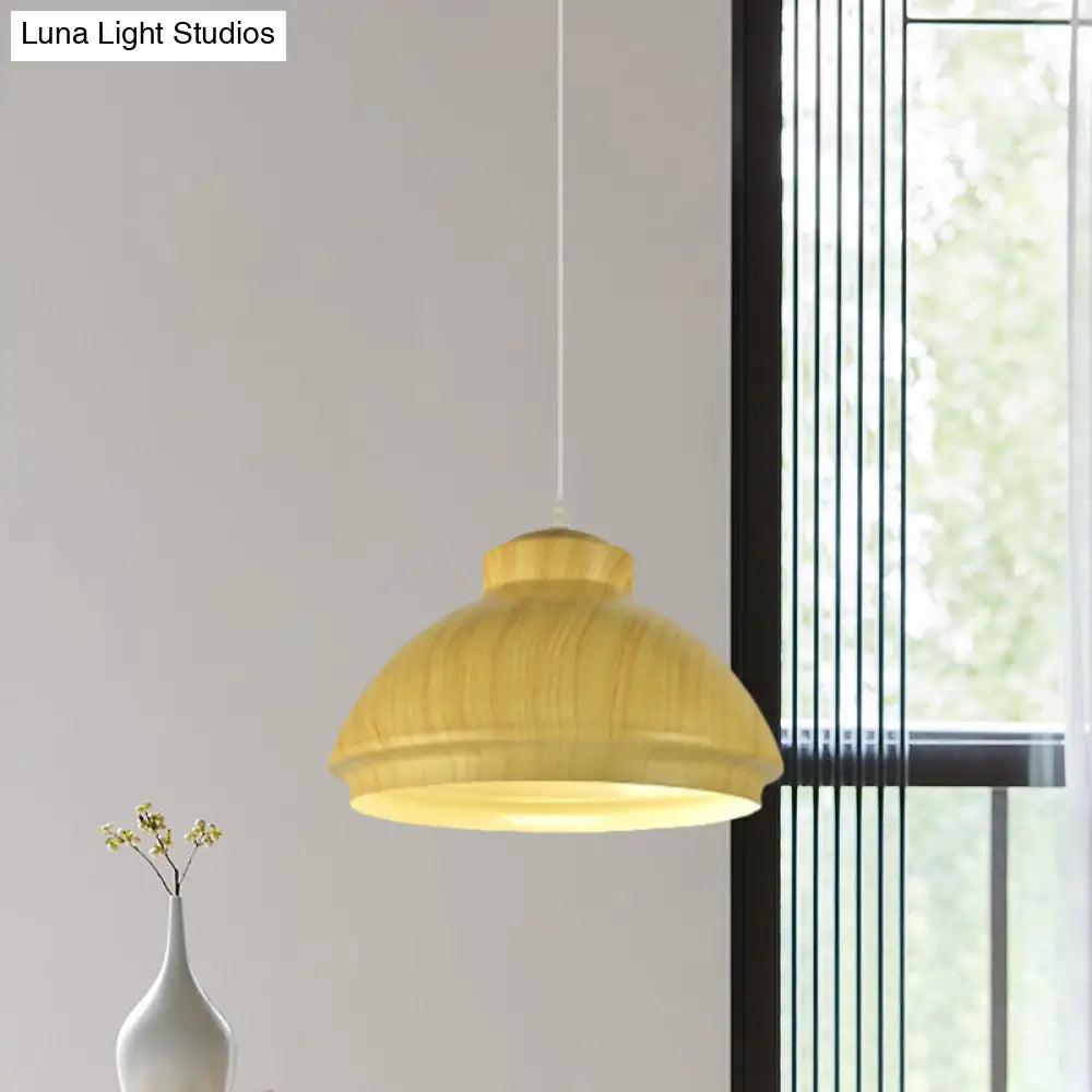 Loft Style Aluminum Hanging Pendant Light - Coffee/Green Bowl Shade for Dining Room