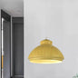 Loft Style Aluminum Hanging Pendant Light - Coffee/Green Bowl Shade for Dining Room