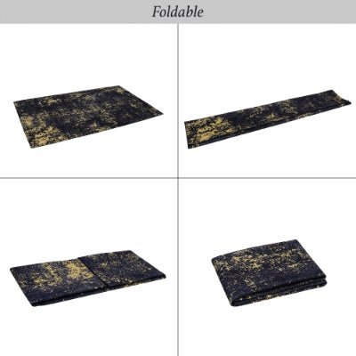 LOOM LUXE 5x8 Area Rug For Bedroom, Washable Rug, Low-Pile, Non-Slip, Non-Shedding, Foldable, Kid Pet Friendly - Area Rugs For Living Room, Bedroom, Kitchen Wedding Gift - Decorbites