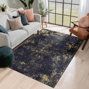 LOOM LUXE 5x8 Area Rug For Bedroom, Washable Rug, Low-Pile, Non-Slip, Non-Shedding, Foldable, Kid Pet Friendly - Area Rugs For Living Room, Bedroom, Kitchen Wedding Gift - Decorbites