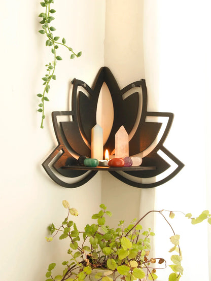 Lotus Floating Wall Shelf - Multi-Style Home Decor