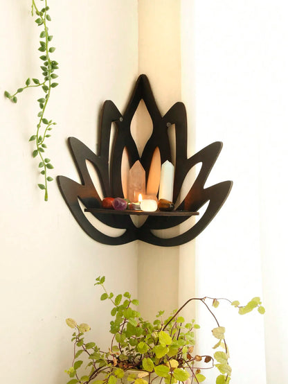 Lotus Floating Wall Shelf - Multi-Style Home Decor