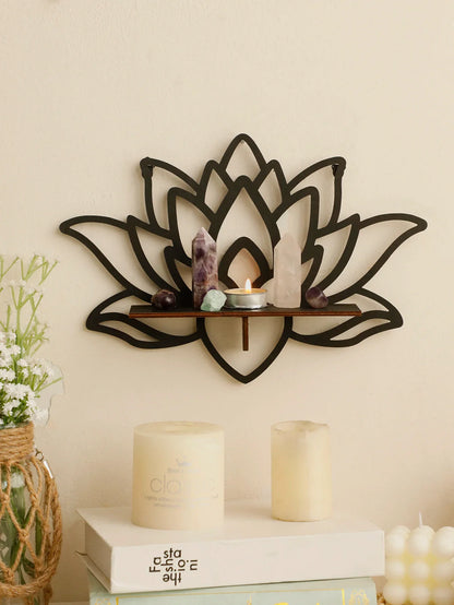 Lotus Floating Wall Shelf - Multi-Style Home Decor