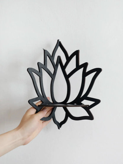 Lotus Floating Wall Shelf - Multi-Style Home Decor