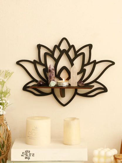 Lotus Floating Wall Shelf - Multi-Style Home Decor