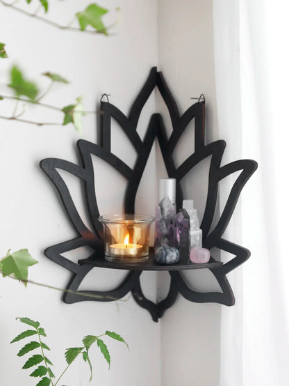 Lotus Floating Wall Shelf - Multi-Style Home Decor
