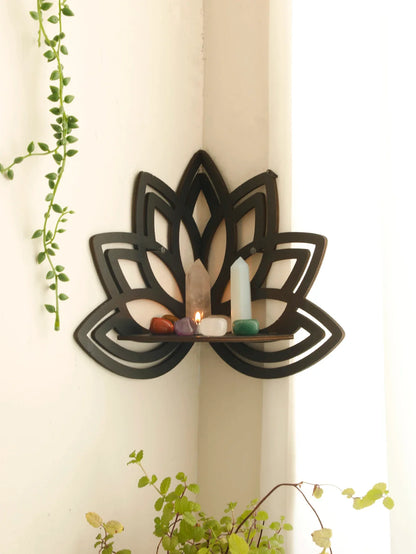 Lotus Floating Wall Shelf - Multi-Style Home Decor