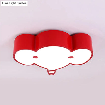 DecorBites™ DecorBites™ Lovely Metal Elephant Ceiling Lamp for Kindergarten and Nursing Rooms