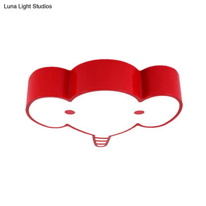 DecorBites™ DecorBites™ Lovely Metal Elephant Ceiling Lamp for Kindergarten and Nursing Rooms