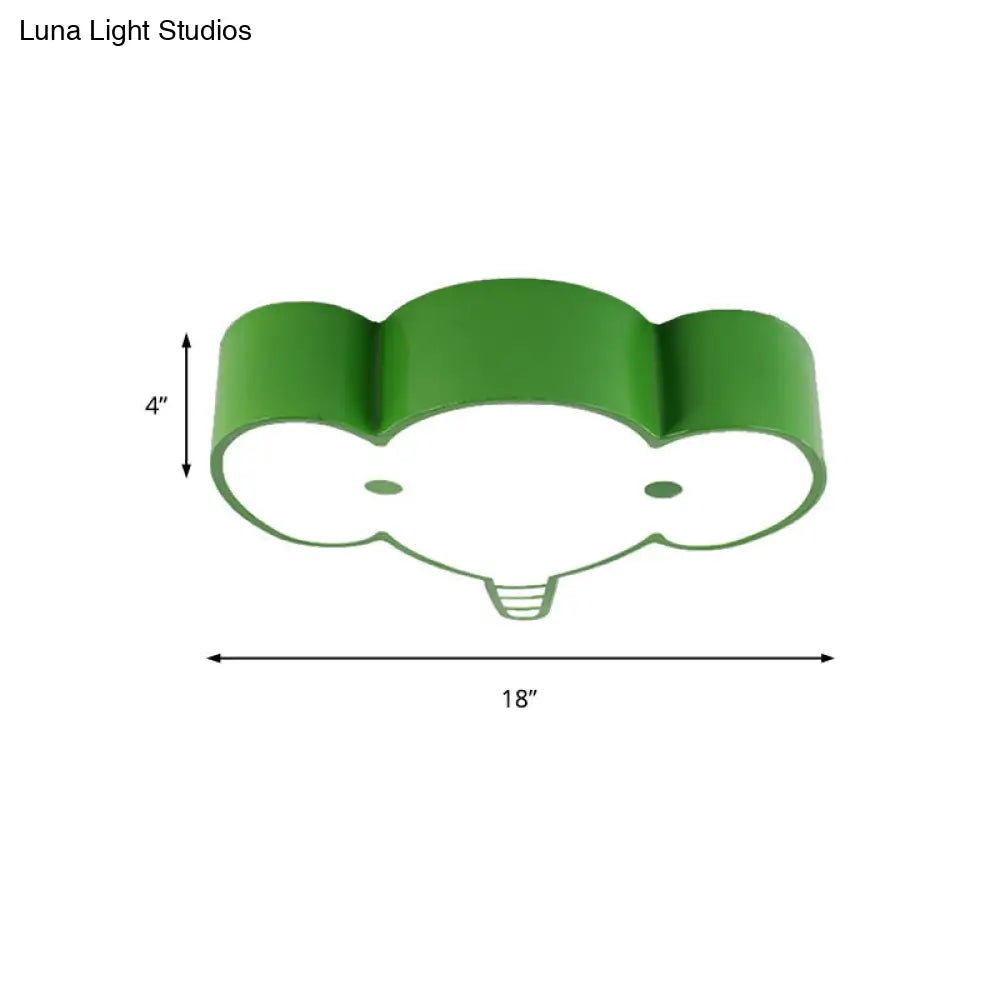 DecorBites™ DecorBites™ Lovely Metal Elephant Ceiling Lamp for Kindergarten and Nursing Rooms