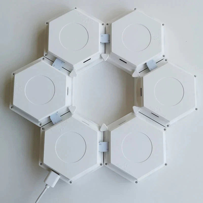 DecorBites™ Luna Decor  | Hexagon Modular Lights