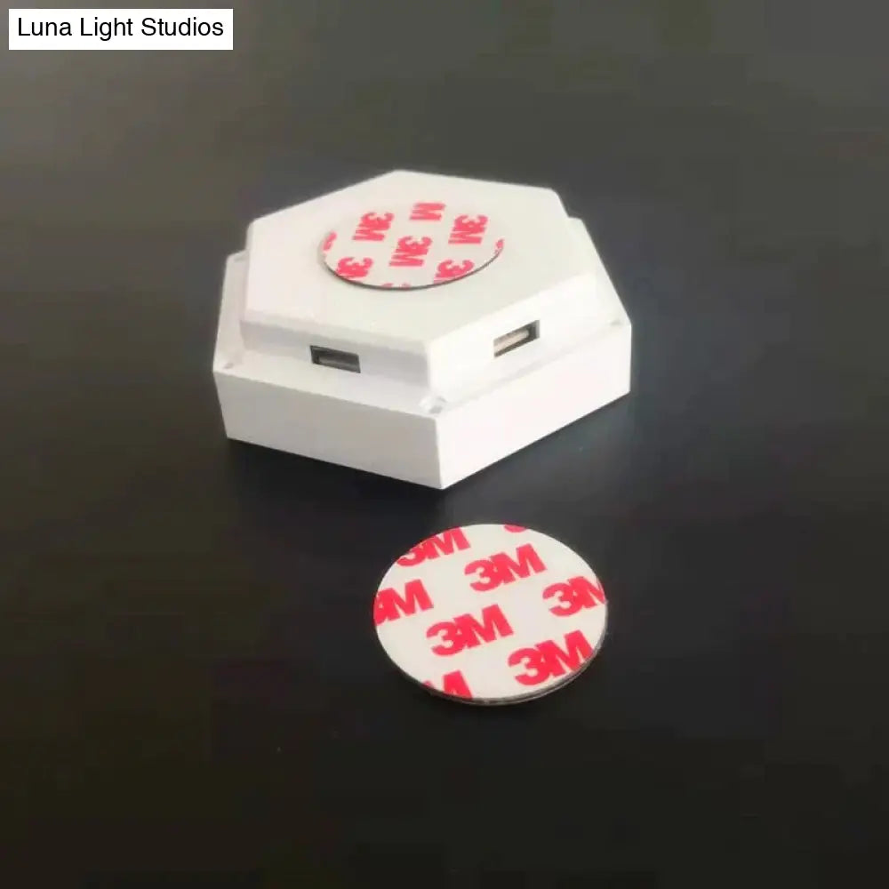 DecorBites™ Luna Decor  | Hexagon Modular Lights