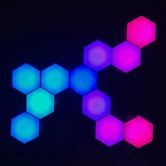 DecorBites™ Luna Decor  | Hexagon Modular Lights
