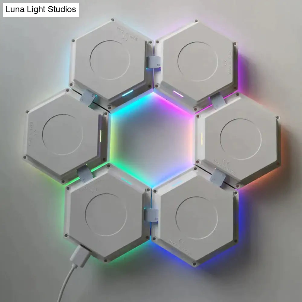 DecorBites™ Luna Decor  | Hexagon Modular Lights