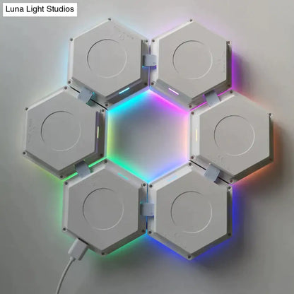 DecorBites™ Luna Decor  | Hexagon Modular Lights