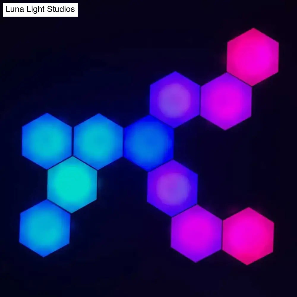 DecorBites™ Luna Decor  | Hexagon Modular Lights