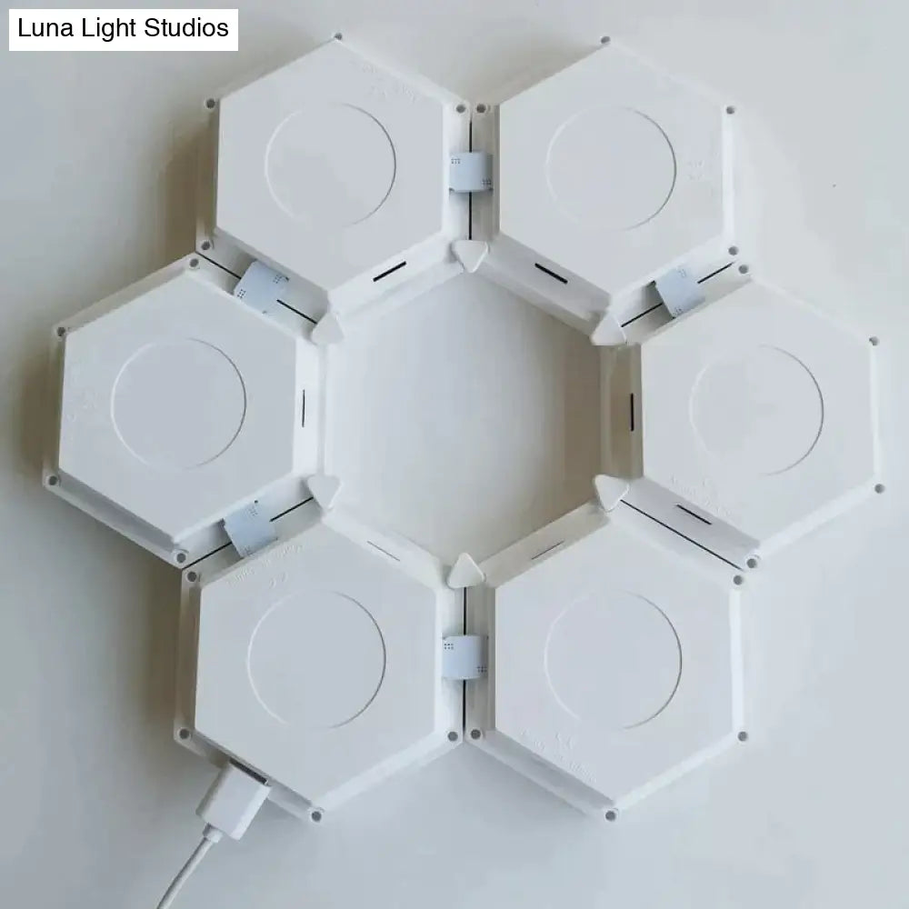 DecorBites™ Luna Decor  | Hexagon Modular Lights