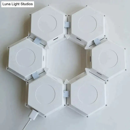 DecorBites™ Luna Decor  | Hexagon Modular Lights