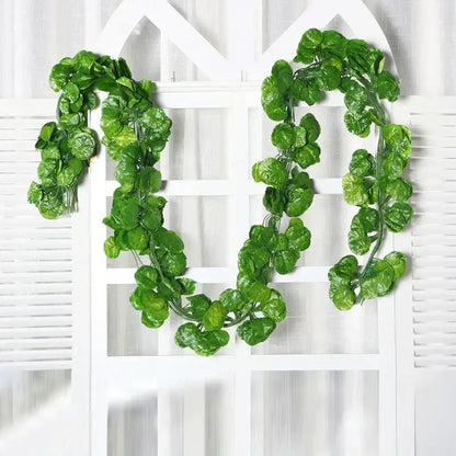 Lush green silk creeper plant with realistic leaf texture and flexible wire frame for living room decorbites green silk decor