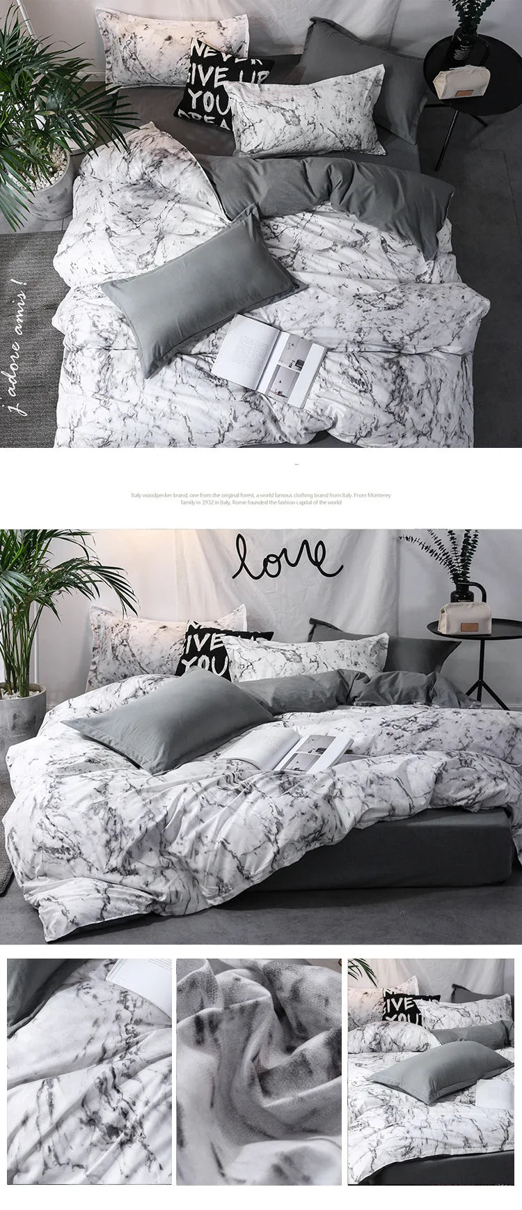 Luxurious 3-Piece Duvet Cover Set