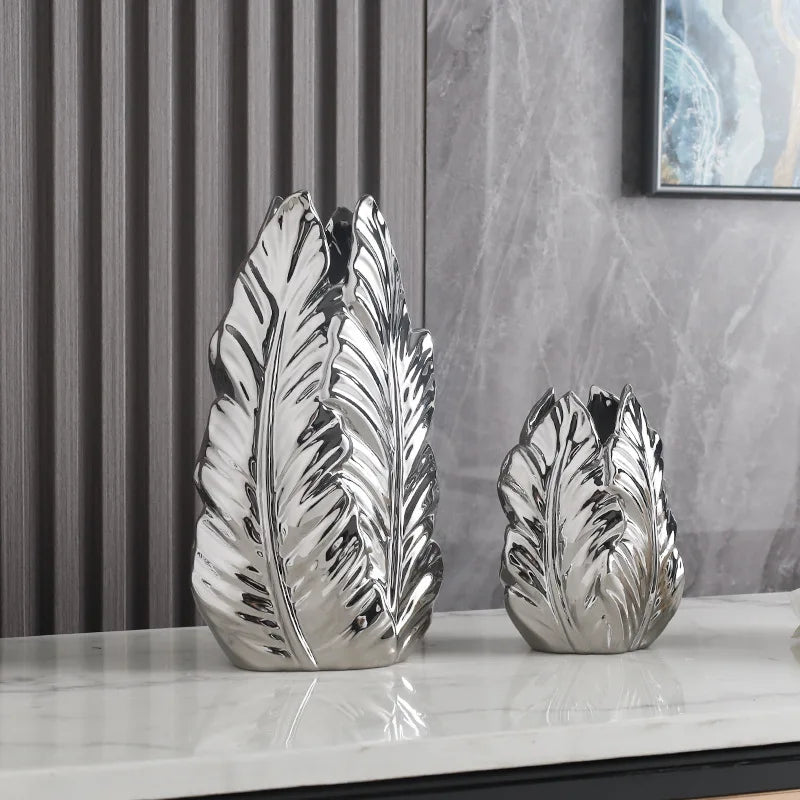Luxurious Gold Ceramic Vases for Home Decor - Vase