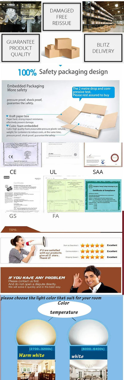 Luxurious Gold Crystal Chandelier for Staircase - Chandelier