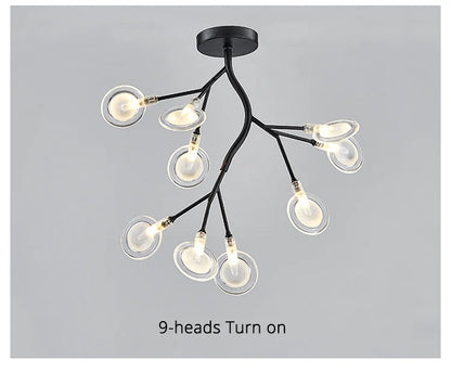 Luxurious Golden LED Chandelier for Home - Chandelier