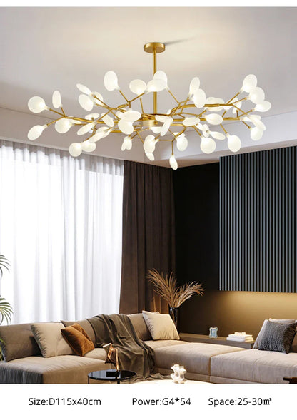 Luxurious Golden LED Chandelier for Home - Chandelier