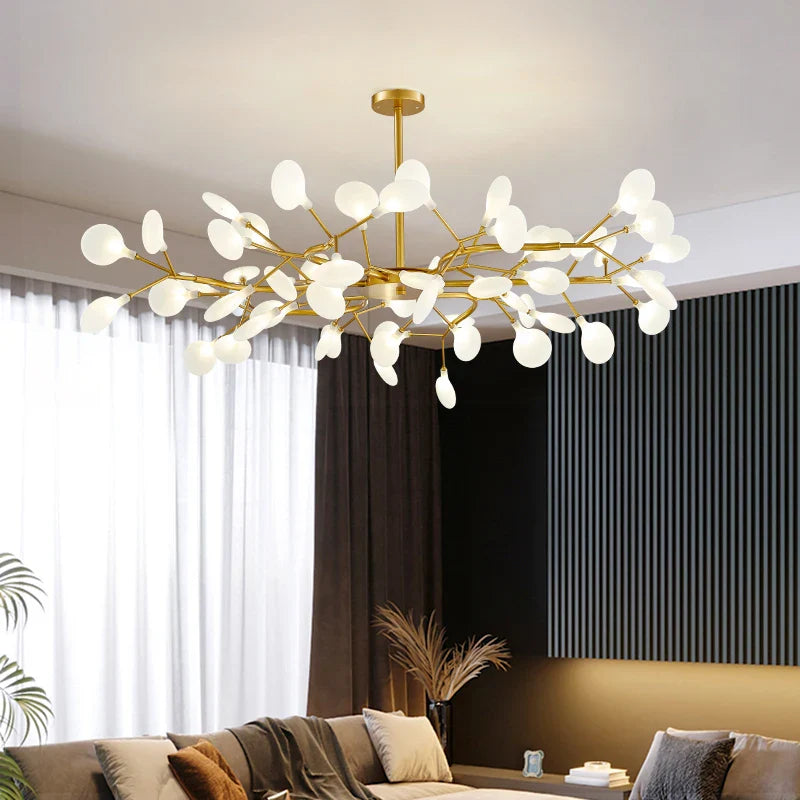 Luxurious Golden LED Chandelier for Home - Chandelier
