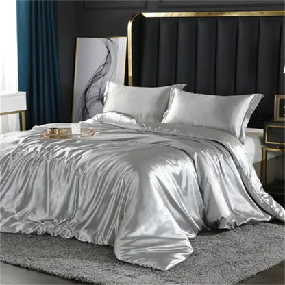 Luxurious Mulberry Silk Bedding Set for King or Queen Size