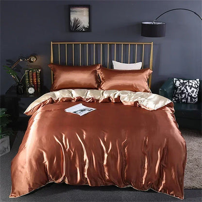 Luxurious Mulberry Silk Bedding Set King & Queen Sizes