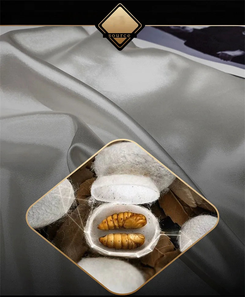 Luxurious Mulberry Silk Bedding Set with Sheets
