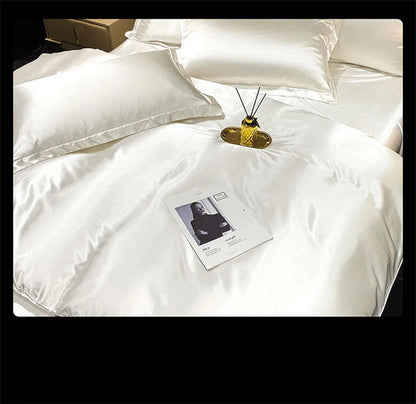 Luxurious Silk Bedding Set with Sheets