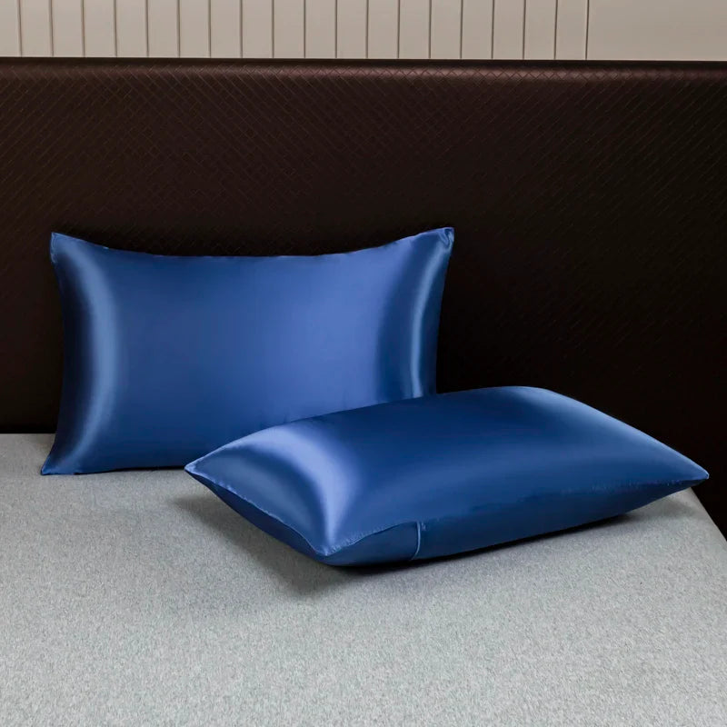 Luxurious Solid Color Satin Bedding Set