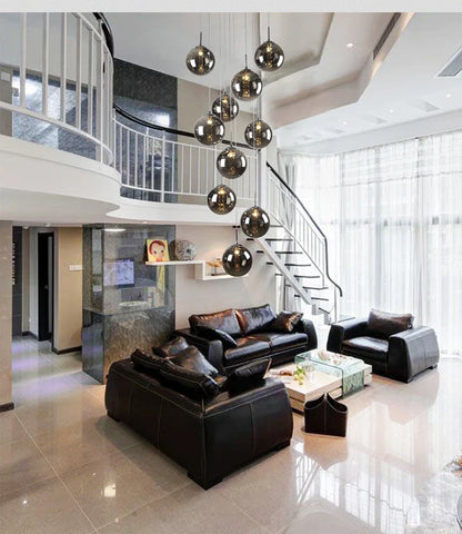 Luxurious Spiral LED Chandelier for Home & Hotel - Chandelier