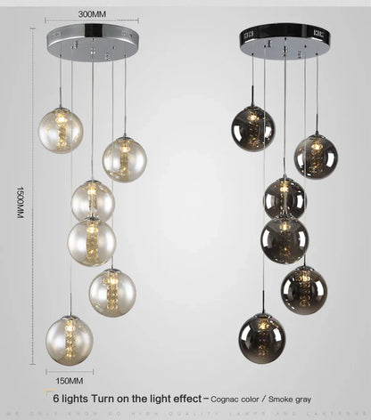 Luxurious Spiral LED Chandelier for Home & Hotel - Chandelier