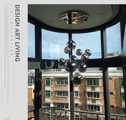 Luxurious Spiral LED Chandelier for Home & Hotel - Chandelier