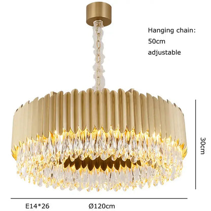 Luxury black crystal pendant lights with gold-toned fluted metal frame and cascading clear crystal droplets for dining decorbites black crystal ceiling