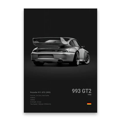 Luxury Car Canvas Wall Art Decor - Posters