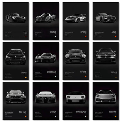 Luxury Cars Canvas Print for Modern Home Decor - Posters