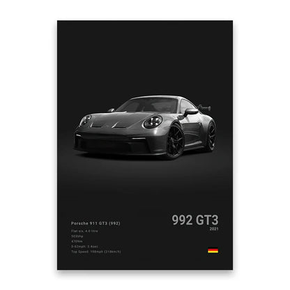 Luxury Cars Canvas Print for Modern Home Decor - Posters